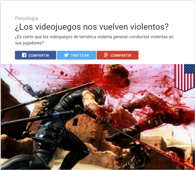 Violencia y videojuegos